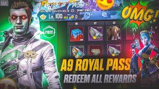 Complete A9 Royal Pass Rewards Guide 1-100 in BGMI" ️‍// #bgminewupdate #bgmiroyalepass