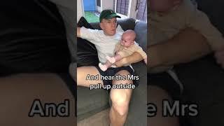 How Dads react when they hear Mum’s car pulling up  | #shorts