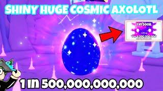 1 in 500B! ️ HATCHING *SHINY HUGE COSMIC AXOLOTL* ANIMATION (Pets GO!)