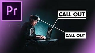 Comment CREER un CALL OUT sur PREMIERE PRO ?