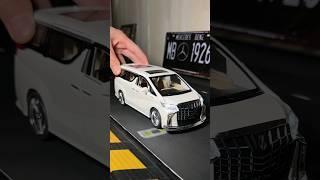 Car model of Toyota Alphard luxury car model of presidents #diecast #satisfying #modelcars