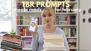 TBR wheel chooses my February reads! (lots of fantasy)