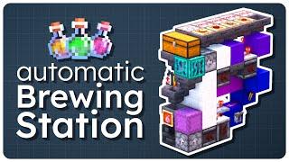 Fully Automatic Potion Brewer | Minecraft Java 1.21.5 Redstone Tutorial