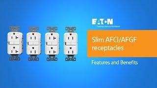 Eaton Slim AFCI & AF/GF Features and Benefits