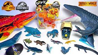 NEW Jurassic World Dinosaurs Toys! Goo-Jit-Zu T-Rex, Carnotaurus, Mosasaurus, Giganotosaurus