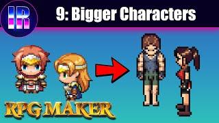 How to make taller and better characters in RPG Maker