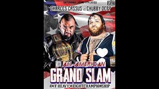 Chubby Depp vs. Charles Cassus, AWF Heavyweight Championship match