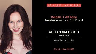 Alexandra Flood | CMIM Voix/Voice 2022 | Première épreuve/First Round