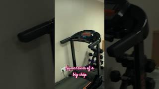 Gymnasium of a Big ship #gym #oiltanker #merchantnavylife #bigships #bodybuilding #sealife