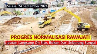 PROYEK NORMALISASI BARU 40%, Tapi Manfaatnya Sudah Dirasakan Warga II Debit Sungai Tinggi, AMAN!