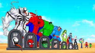 Rescue HULK Family & SPIDERMAN, SUPERMAN vs ANTI-VENOM : Who Is The King Of Super Heroes? - FUNNY