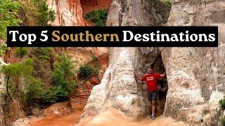 Top 5 SOUTHERN STATES Road Trip Travel Destinations 2022