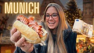 MUNICH Christmas Market Food Tour  €50 Challenge!!