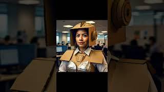 AI Office Antics - Robot Costume Day