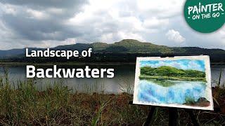 landscape of a waterbody | Khadakwasla backwaters | POTG