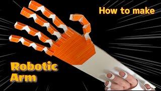 Make a Robotic Arm From Cardboard DIY arm