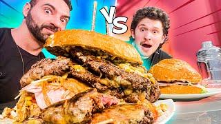 A BATALHA DO HAMBÚRGUER GIGANTE! | Corbucci VS @CheffOtto