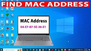 How to Find Your MAC Address in Windows 10. #MAC_Address |