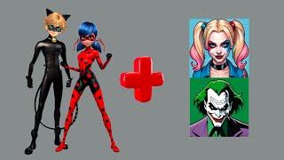 Miraculous Ladybug And Cat Noir Glow Up Into Joker, Harley Quinn