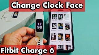 Fitbit Charge 6: How to Change Clock Face (Watch Face)