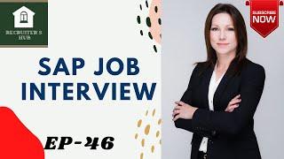 SAP JOB INTERVIEW - SAP SD CONSULTANT