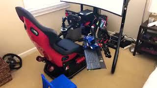 Rseat RS1 Fanatec DD1 and Samsung 49 inch