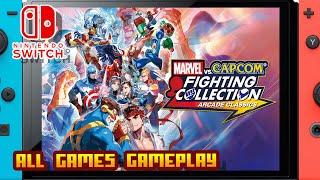 MARVEL vs. CAPCOM Fighting Collection: Arcade Classics - (Nintendo Switch) - Framerate & Gameplay