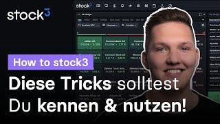 Mit diesem Trick direkt auf stock3 Terminal durchstarten | How to stock3