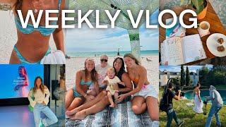 a florida day in my life vlog: beach day, devotion thoughts, I modeled for hollister