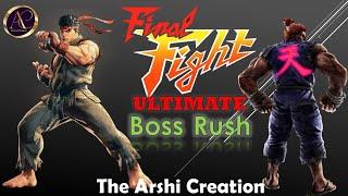 Final Fight LNS ultimate (Boss Rush) ( hard musou ) Only one death | The Arshi Creation|