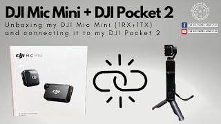 Unboxing my DJI Mic Mini and Connecting it to my DJI Pocket 2 