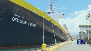 USTS Golden Bear makes first stop at Aloha Tower