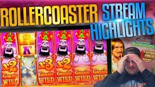 Saturday Slots Stream Highlights! Rollercoaster Session With Scotty!