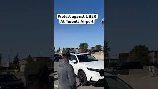 Protest at Toronto airport Uber #punjabi #ubercanada #protest #airport #yyz #sidhumoosewala #viral