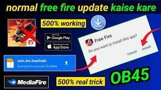 normal free fire ko update kaise kare | how to update normal free fire