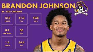 Brandon Johnson - ECU - 2023-24 Transfer Portal Highlights