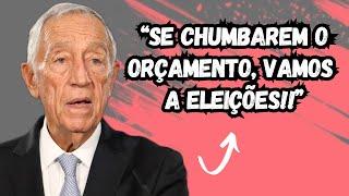 MARCELO REBELO DE SOUSA DEIXA AVISO AOS PARTIDOS (REAÇÃO)