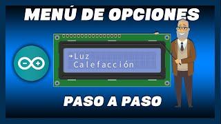 Como crear un menu lcd con arduino desde 0 (MUY FÁCIL)