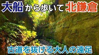 【大船駅～北鎌倉駅】古道を抜ける大人の遠足！