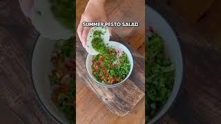 Summer pesto salad for weight loose for more amazing videos @Rakshu59 #lowcarbpasta