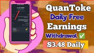 Earn UpTo $3 consistently with Quantoke Crypto Wallet | with a $20 sign up bonus