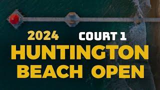 Court 1 AVP Huntington Beach Open 2024 I Klasnic/Miller vs Wilcox/Burki I Saturday