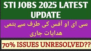 STI JOBS 2025 Latest update and Instructions to Heads | STI Survey #stijobs2025 #sti2025 #Ppsc #Fpsc