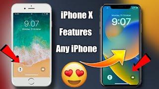 How To Get iPhone X Notch On iPhone 5s/6/6 Plus | Fix iPhone Home Button Not Working