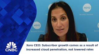 Xero CEO: Subscriber growth comes as a result of increased cloud penetration, not lowered rates