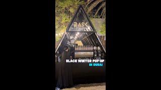 Black-Theme Winter Pop-Up In Dubai #shorts #uae #dubai #dubaicity #ytshorts #dxb #dubaifood