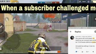 When a subscriber challenged me | Haya Fun Gaming | Tdm match | challenge