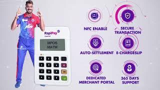 RapiPay MPOS | Best MPOS device | Accept card payments anywhere anytime. #rapipay #mpos #matm