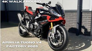 APRILIA Tuono V4 Factory 2025 4K Video