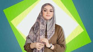 TUTORIAL CARA MEMAKAI HIJAB SEGIEMPAT SIMPLE & KEKINIAN NGGA PAKE RIBET!!